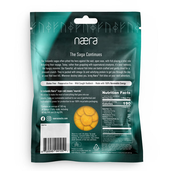 Nacho Cheese Haddock with Jalapeño Crunchy Fish Bites