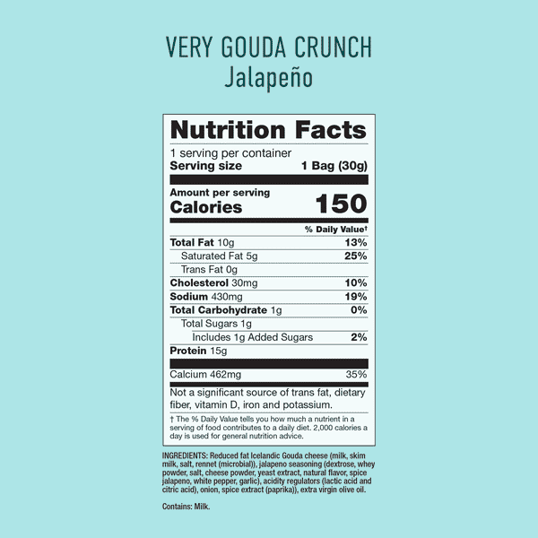 Very Gouda Crunch Jalapeño Cheese Snack