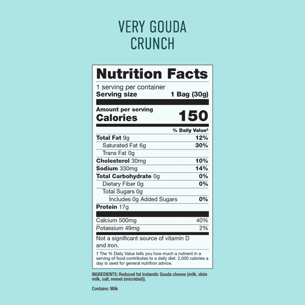 Very Gouda Crunch Cheese Snack